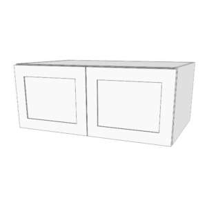 Designed to fit above fridge, extra deep for ease of reach. 30 to 37" wide, 12-15" high, 23 5/8" deep to match base depth (no shelves) Suggested width: 31" above fridge.